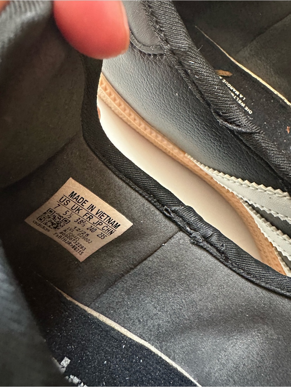adidas Samba Mary-Jane Sneakers - Black / White / Gum - Picture 3 of 4